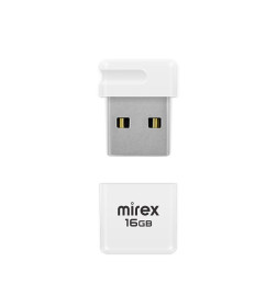 Флеш-накопитель 16GB USB 2.0 FlashDrive Mirex MINCA WHITE 13600-FMUMIW16