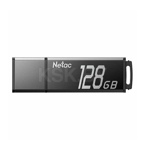 Флеш-накопитель 128GB USB 3.0 FlashDrive (алюминиевый сплав) Netac U351 NT03U351N-128G-30BK (NT03U351N-128G-30BK) 