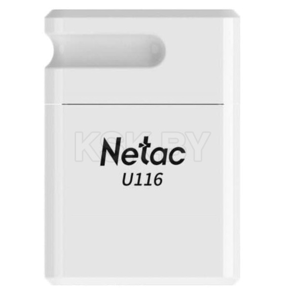 Флеш-накопитель 16GB USB 2.0 FlashDrive Netac U116 mini NT03U116N-016G-20WH (NT03U116N-016G-20WH) 