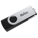 Флеш-накопитель 16GB USB 2.0 FlashDrive (пластик/металл) Netac U505 NT03U505N-016G-20BK (NT03U505N-016G-20BK) 