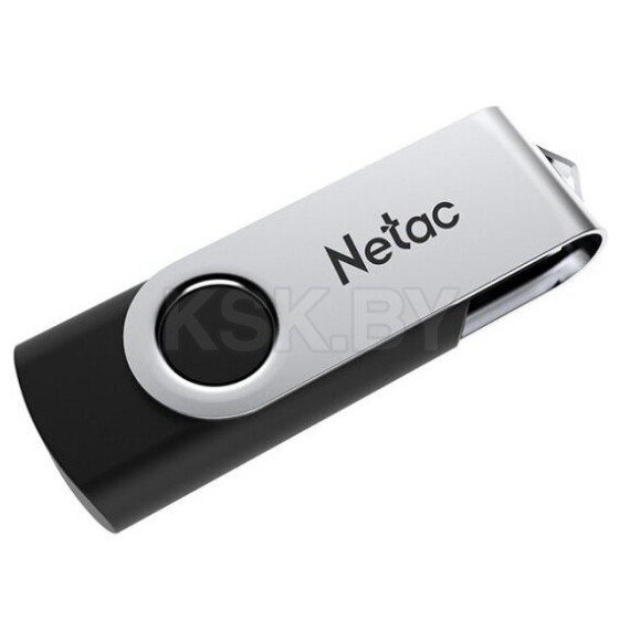 Флеш-накопитель 16GB USB 2.0 FlashDrive (пластик/металл) Netac U505 NT03U505N-016G-20BK (NT03U505N-016G-20BK) 