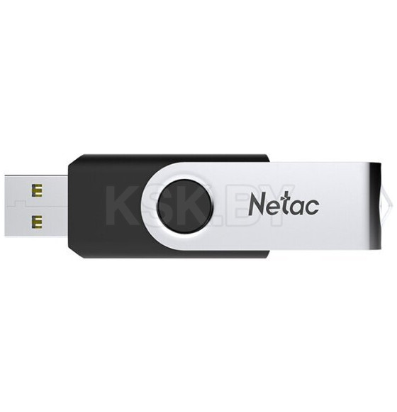 Флеш-накопитель 16GB USB 2.0 FlashDrive (пластик/металл) Netac U505 NT03U505N-016G-20BK (NT03U505N-016G-20BK) 