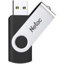 Флеш-накопитель 16GB USB 2.0 FlashDrive (пластик/металл) Netac U505 NT03U505N-016G-20BK (NT03U505N-016G-20BK) 