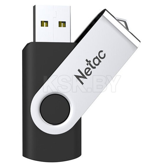 Флеш-накопитель 16GB USB 2.0 FlashDrive (пластик/металл) Netac U505 NT03U505N-016G-20BK (NT03U505N-016G-20BK) 