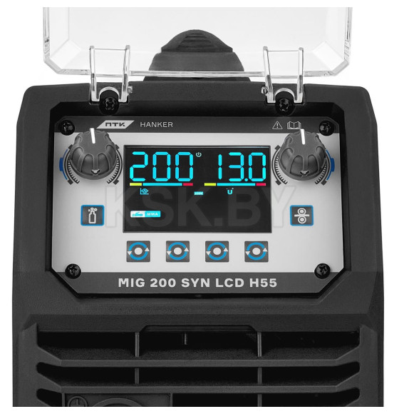 Полуавтомат сварочный ПТК HANKER MIG 200 SYN LCD H55 (005.400.200) 