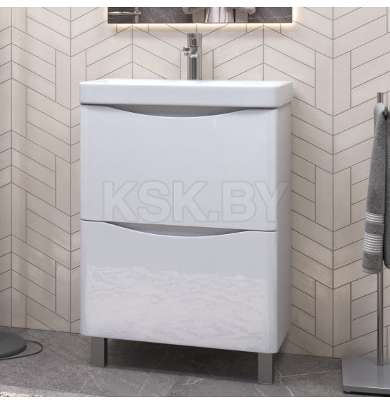 Тумба напольная Glem 600-0-2 tn.GLE.9595.60.2Y  (под ум.9595) (tn.GLE.9595.60.2Y) 