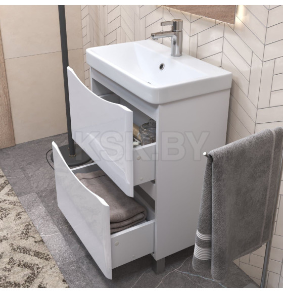 Тумба напольная Glem 600-0-2 tn.GLE.9595.60.2Y  (под ум.9595) (tn.GLE.9595.60.2Y) 