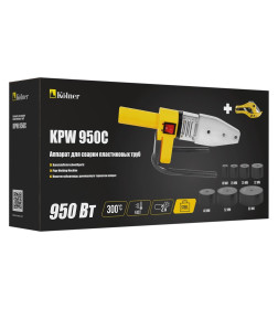 Аппарат для сварки пластиковых труб KOLNER KPW 950C