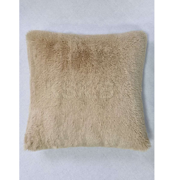 Подушка декоративная MATEX PLUSH. Размер: 35x35 Цвет: Темно-бежевый (29-014) 