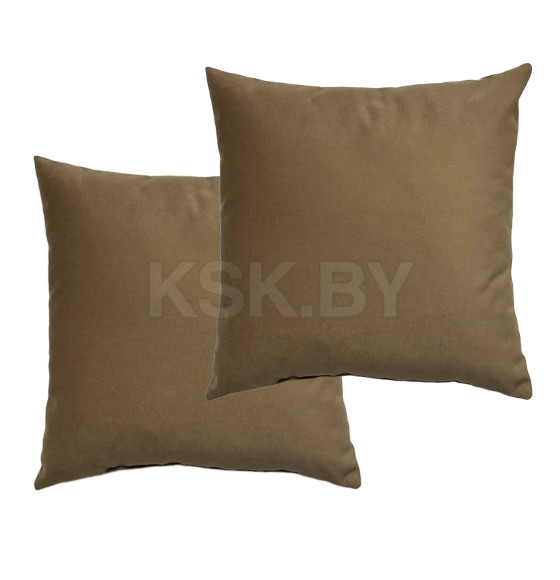 Подушка декоративная MATEX ITAKA BASIS. КОМПЛЕКТ 2 ШТ.. Размер: 35x35 Цвет: Кофейный (64-237) 