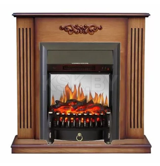 Каминокомплект Smolcom LUMSDEN STD-ASP с RealFlame FOBOS-S LUX BL LT Дуб антик (LUMSTFOLUBLLTДа) 