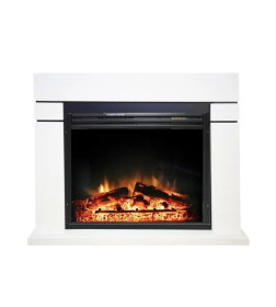 Каминокомплект Смолком LINDOS MB/JUP/SYM26 c Royal Flame Jupiter FX N Black Бьянко белый