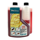 Масло моторное Mita для 2-тактных двигателей полусинтетическое API TC 1л с дозатором