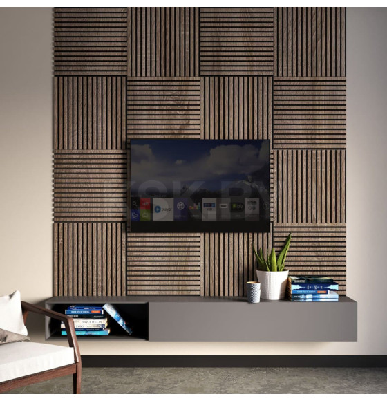 Панель МДФ STELLA Comfort Standart Акустическая Дуб Винтаж 600х600х9 мм