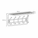Вешалка с полкой 60 600х220х265мм, цвет белый (ВСП 6 Б) 