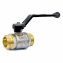 Кран шаровой  1/2" нар.-нар. ручка PN40, LD (LD.47.305.15) 