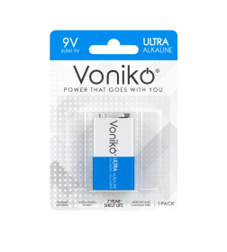 Батарейка 6LR61 BL1 9V (1шт.) Voniko