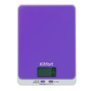 Весы кухонные Kitfort KT-803-6 (фиолетовые) (KT-803-6) 