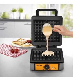 Вафельница для бельгийских вафель Kitfort KT-1694