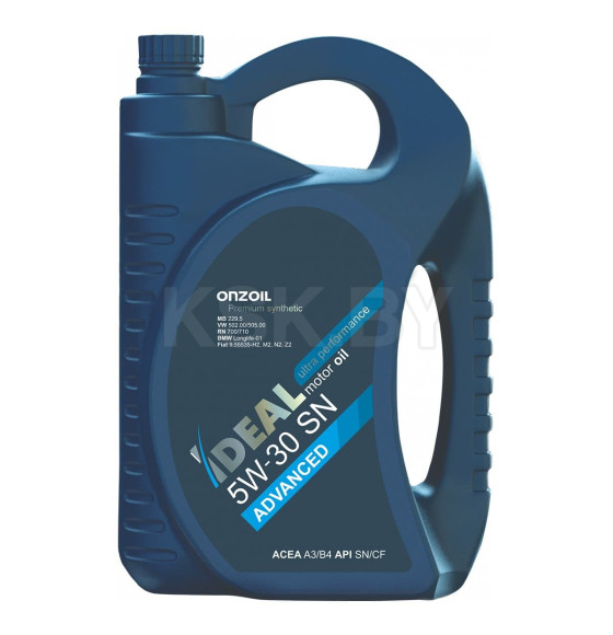 Масло моторное ONZOIL IDEAL SN SAE 5W-30 4,5л.
