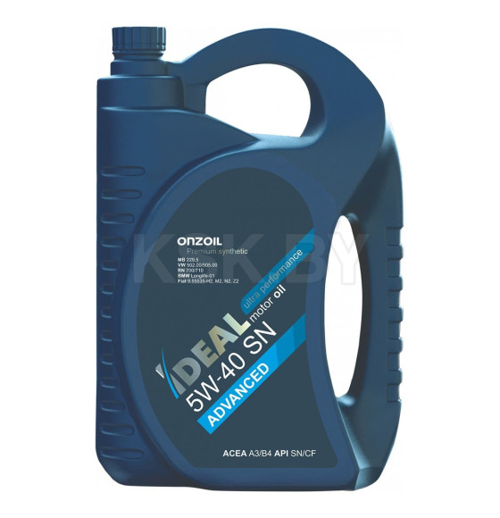 Масло моторное ONZOIL IDEAL SN SAE 5W-40 4,5л.