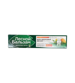 Зубная паста профилакт. "Лесной бальзам" с экст. прополиса и зверобоя на отваре трав 75МЛ