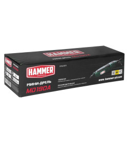 Шлифмашина прямая (гравер) Hammer MD190A