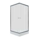 Душевое ограждение Triton Вента Хром А1 (прозрачные) 90х90 поддон 17см. (Щ0000049616) 