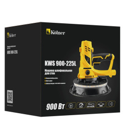Шлифмашина для стен и потолков Kolner KWS 900-225L