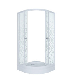 Душевое ограждение Triton Мозаика А1 90х90 поддон 17см.