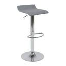 Стул барный SLIM, серая ткань XC188-5/хром (111786) 