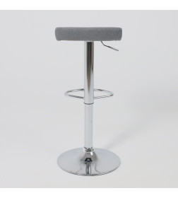 Стул барный SLIM, серая ткань XC188-5/хром