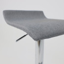 Стул барный SLIM, серая ткань XC188-5/хром (111786) 