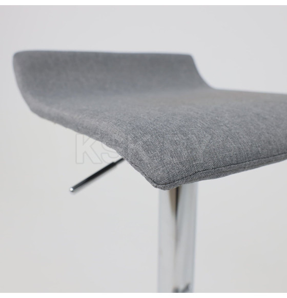 Стул барный SLIM, серая ткань XC188-5/хром (111786) 