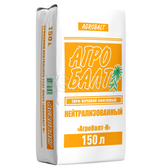 Торф нейтрализованный Агробалт-Н фр. от 0-20 мм, 150 л