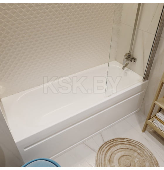 Ванна акриловая Triton Европа 160х70, в комплекте с ножками, экраном и сифоном (Щ000006227) 