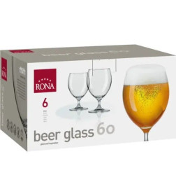 Набор бокалов для пива (6шт) 600мл, артикул 6716/600 Beer Glass 60