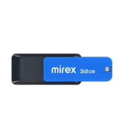 Флеш-накопитель 32GB USB 2.0 FlashDrive Mirex CITY BLUE чёрно-синий 13600-FMUCIB32