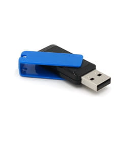 Флеш-накопитель 32GB USB 2.0 FlashDrive Mirex CITY BLUE чёрно-синий 13600-FMUCIB32