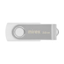Флеш-накопитель 32GB USB 2.0 FlashDrive Mirex SWIVEL WHITE 13600-FMUSWT32 (13600-FMUSWT32) 