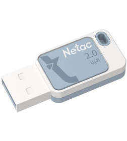 Флеш-накопитель 32GB USB 2.0 FlashDrive Netac UA31 Blue NT03UA31N-032G-20BL