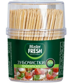 Зубочистки Master FRESH 500 (банка) 