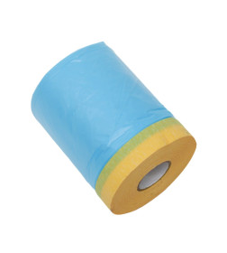 Пленка защитная с малярной лентой WASHI 55см х 33м. Lucky