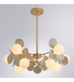 Люстра на штанге Arte Lamp PEACOCK A1369SP-10GY