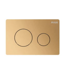 Кнопка для инсталляции Axus 097IG Slim (золотой)