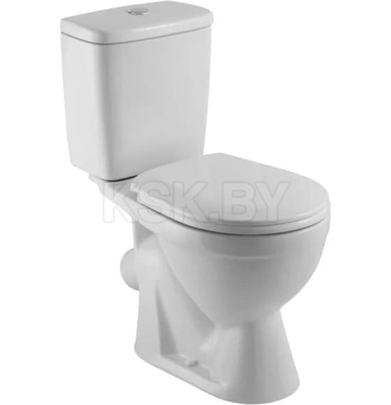 Унитаз напольный "Лира" Люкс белый микролифт Rosa 111176424 (111176424) 