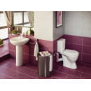 Унитаз напольный "Лира" Люкс белый микролифт Rosa 111176424 (111176424) 