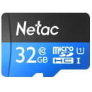 Карта памяти MicroSDHC 32GB U1/C10 Netac P500 Standard NT02P500STN-032G-S (NT02P500STN-032G-S) 