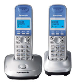 Радиотелефон Panasonic KX-TG2512RUS серебристый