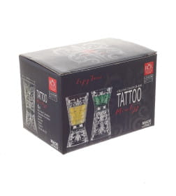 Набор мерных стаканов (джиггер) 60/30 мл (6 шт.) Clessidra Tattoo
